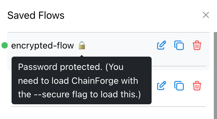 Encrypted Flows